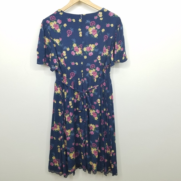 Torrid x Outlander Series Floral Botanical Skater Dress Women's Size 14 - Picture 4 of 13